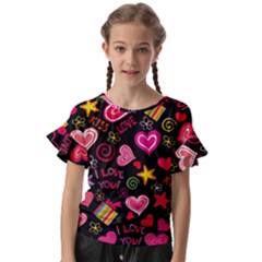 Multicolored Wallpaper, Love Vector Hearts Background Romantic Kids  Cut Out Flutter Sleeves by Wegoenart