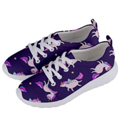 Fantasy Fat Unicorn Horse-pattern Fabric Design Women s Lightweight Sports Shoes