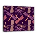 Dragonfly Pattern Design Canvas 14  x 11  (Stretched) View1