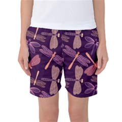 Dragonfly Pattern Design Women s Basketball Shorts by Wegoenart