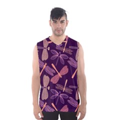 Dragonfly Pattern Design Men s Basketball Tank Top by Wegoenart