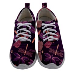 Dragonfly Pattern Design Women Athletic Shoes by Wegoenart