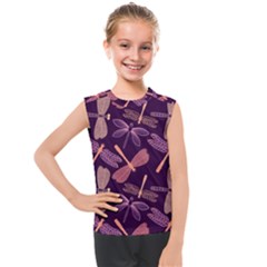 Dragonfly Pattern Design Kids  Mesh Tank Top by Wegoenart