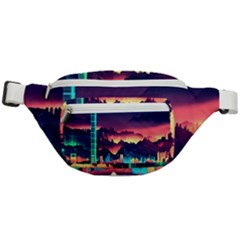 Cityscape Building Painting 3d City Illustration Fanny Pack by danenraven