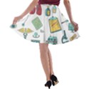 Abstract Abstraction Biology Chemistry Detail Genetics A-line Skater Skirt View2