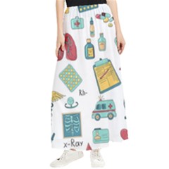 Abstract Abstraction Biology Chemistry Detail Genetics Maxi Chiffon Skirt by danenraven