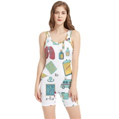 Abstract Abstraction Biology Chemistry Detail Genetics Women s Wrestling Singlet by danenraven