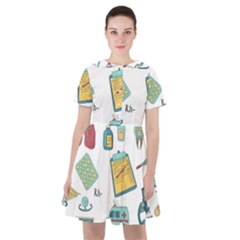 Abstract Abstraction Biology Chemistry Detail Genetics Sailor Dress by danenraven