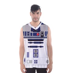 Robot R2d2 R2 D2 Pattern Men s Basketball Tank Top