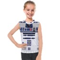 Robot R2d2 R2 D2 Pattern Kids  Mesh Tank Top View1