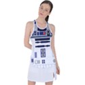 Robot R2d2 R2 D2 Pattern Racer Back Mesh Tank Top View1