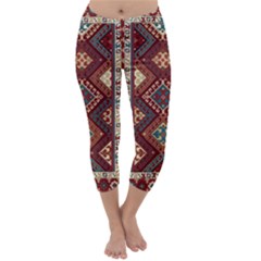 Armenian Carpet Capri Winter Leggings 