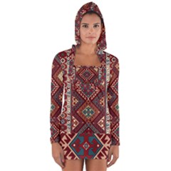 Armenian Carpet Long Sleeve Hooded T-shirt by Gohar