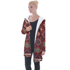 Armenian Carpet Longline Hooded Cardigan by Gohar