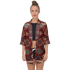 Armenian Carpet Open Front Chiffon Kimono