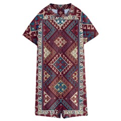 Armenian Carpet Kids  Boyleg Half Suit Swimwear