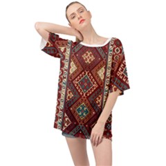 Armenian Carpet Oversized Chiffon Top by Gohar