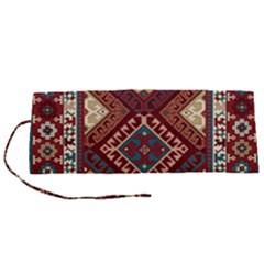 Armenian Carpet Roll Up Canvas Pencil Holder (s)