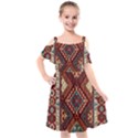 Armenian carpet Kids  Cut Out Shoulders Chiffon Dress View1