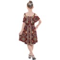 Armenian carpet Kids  Cut Out Shoulders Chiffon Dress View2