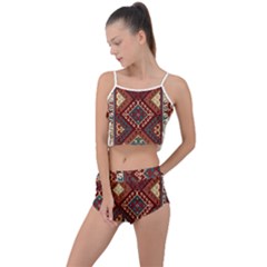 Armenian Carpet Summer Cropped Co-ord Set by Gohar