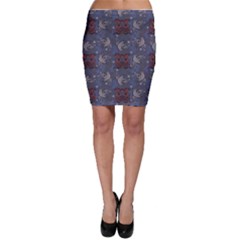 Armenian Ornaments Bodycon Skirt