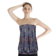 Armenian Ornaments Strapless Top by Gohar