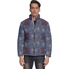 Armenian Ornaments Men s Puffer Bubble Jacket Coat by Gohar