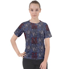 Armenian Ornaments Women s Sport Raglan Tee