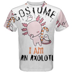 This Is My Human Costume I m An Axolotl Men s Cotton Tee by faguostyle