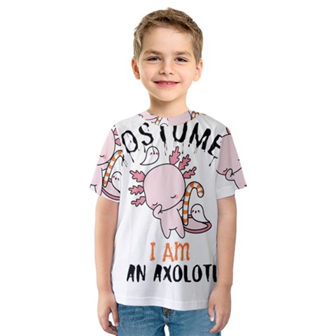 This Is My Human Costume I m An Axolotl Kids  Sport Mesh Tee by faguostyle