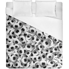 Eyes Drawing Motif Random Pattern Duvet Cover (california King Size) by dflcprintsclothing