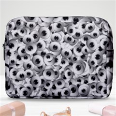 Eyes Drawing Motif Random Pattern Make Up Pouch (large) by dflcprintsclothing