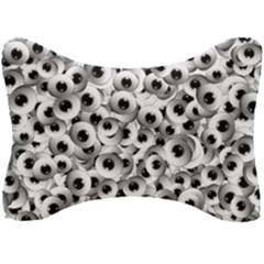 Eyes Drawing Motif Random Pattern Seat Head Rest Cushion