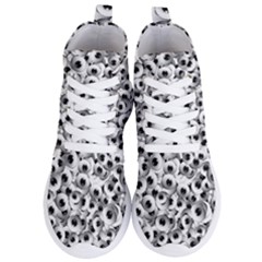 Eyes Drawing Motif Random Pattern Women s Lightweight High Top Sneakers