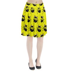 Cats Heads Pattern Design Pleated Skirt by danenraven