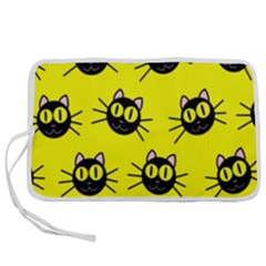 Cats Heads Pattern Design Pen Storage Case (m) by danenraven