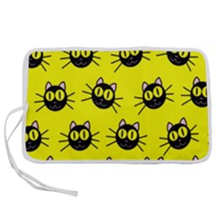 Cats Heads Pattern Design Pen Storage Case (l) by danenraven