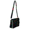 Apples Honey Honeycombs Pattern Shoulder Bag with Back Zipper View1