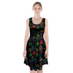 Apples Honey Honeycombs Pattern Racerback Midi Dress by danenraven