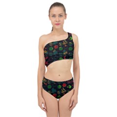 Apples Honey Honeycombs Pattern Spliced Up Two Piece Swimsuit by danenraven