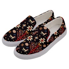 Carpet-symbols Men s Canvas Slip Ons by Gohar