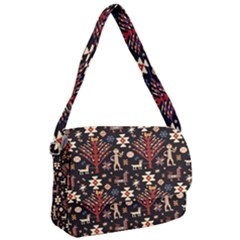 Carpet-symbols Courier Bag by Gohar