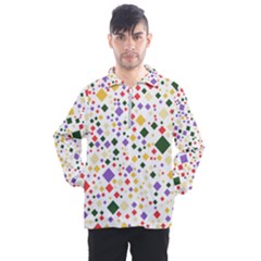 Abstract Pattern Illustration Background Wallpaper Men s Half Zip Pullover by Wegoenart