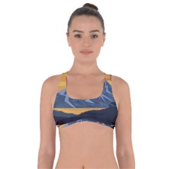 Illustration Landscape Nature Got No Strings Sports Bra by Wegoenart