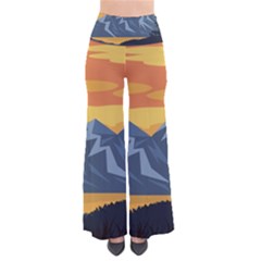 Illustration Landscape Nature So Vintage Palazzo Pants by Wegoenart