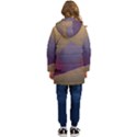 Landscape Illustration Nature Sky Kid s Hooded Longline Puffer Jacket View4