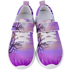 Abstract Nature Landscape Illustration Sky Clouds Women s Velcro Strap Shoes by Wegoenart