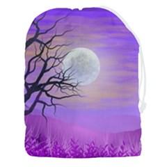 Abstract Nature Landscape Illustration Sky Clouds Drawstring Pouch (3xl) by Wegoenart