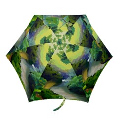 Landscape Illustration Nature Painting Mini Folding Umbrellas by Wegoenart